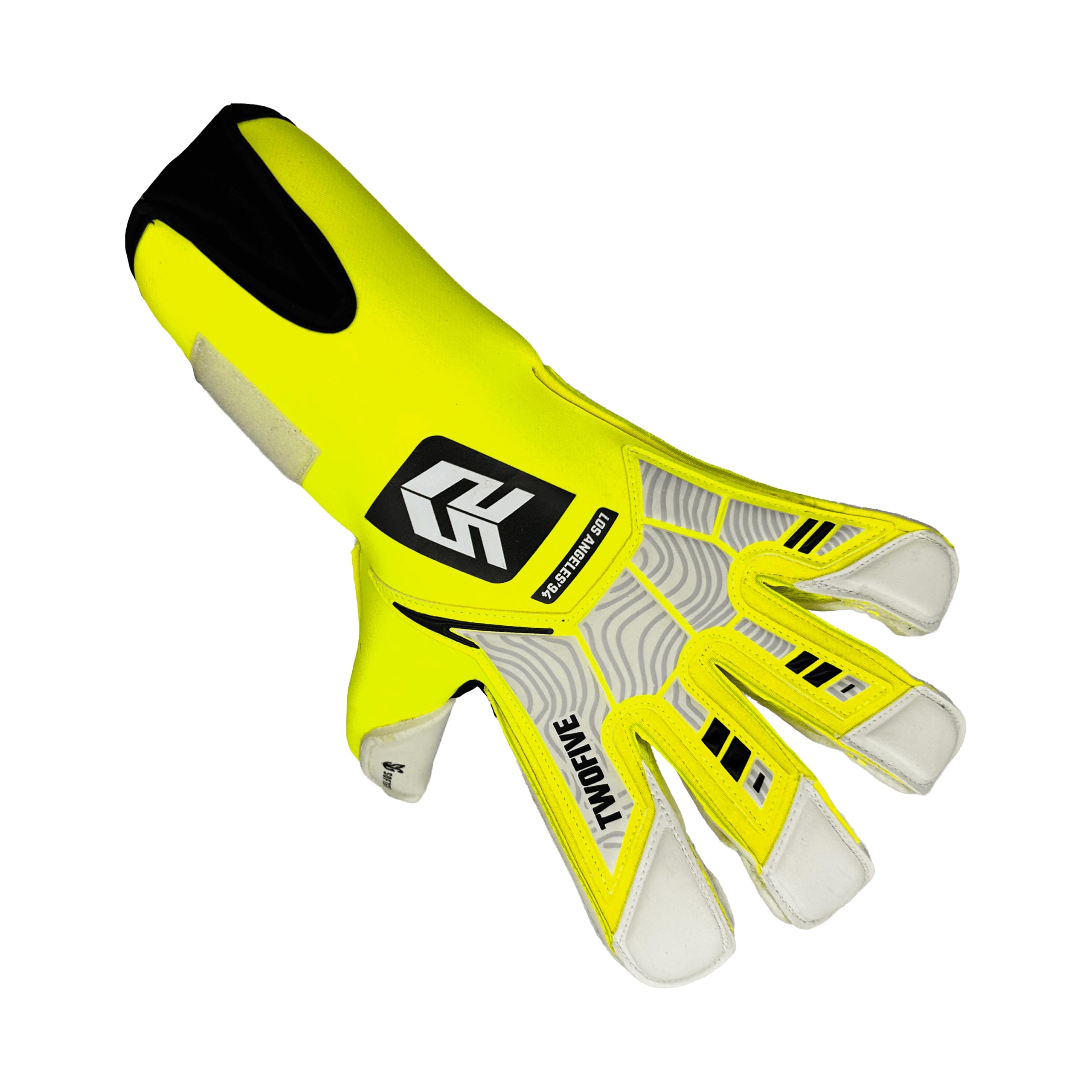 TWOFIVE Advance Guantes de Portero para Niños y Jóvenes Talla 4-11 Amarillo Naranja