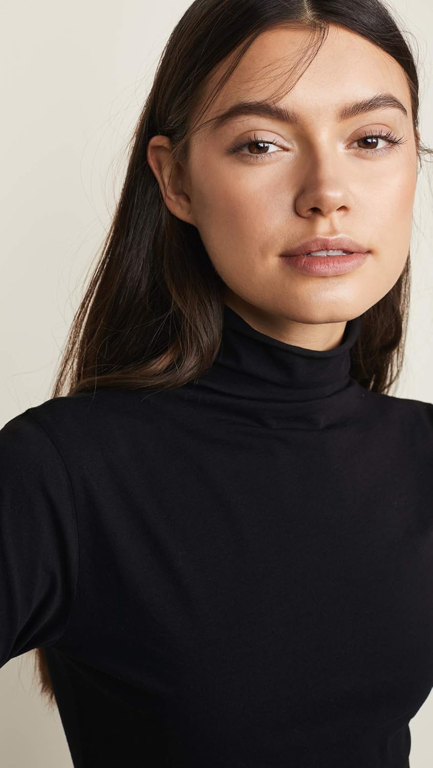 Velvet by Graham & Spencer Womens Talisia Long Sleeve Turtleneck T ShirtT-Shirt - Image 3