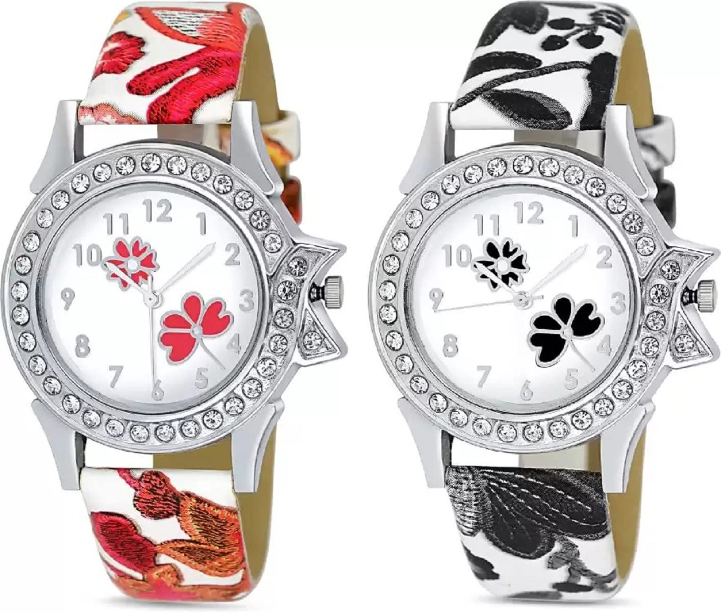 DKEROAD Analog Genuine Leather Multicolor Strap Watch for Women | Party-Wedding | - Model824 (B0BG7WN8JN) Amazon Price History, Amazon Price Tracker