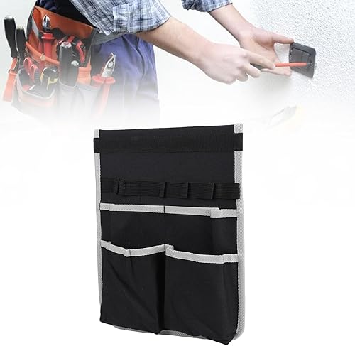 Miniatura 6 de Garosa Caja de herramientas Bolsa colgante interior Oxford tela organizador de hardware con prueba de pinchazos para electricistas, carpinteros,