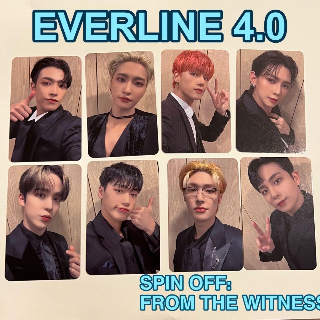 ATEEZ EVERLINE 4.0 コンプリート WITNESS トレカ Ateez 'SPIN OFF : FROM THE WITNESS' Everline Fansign Event