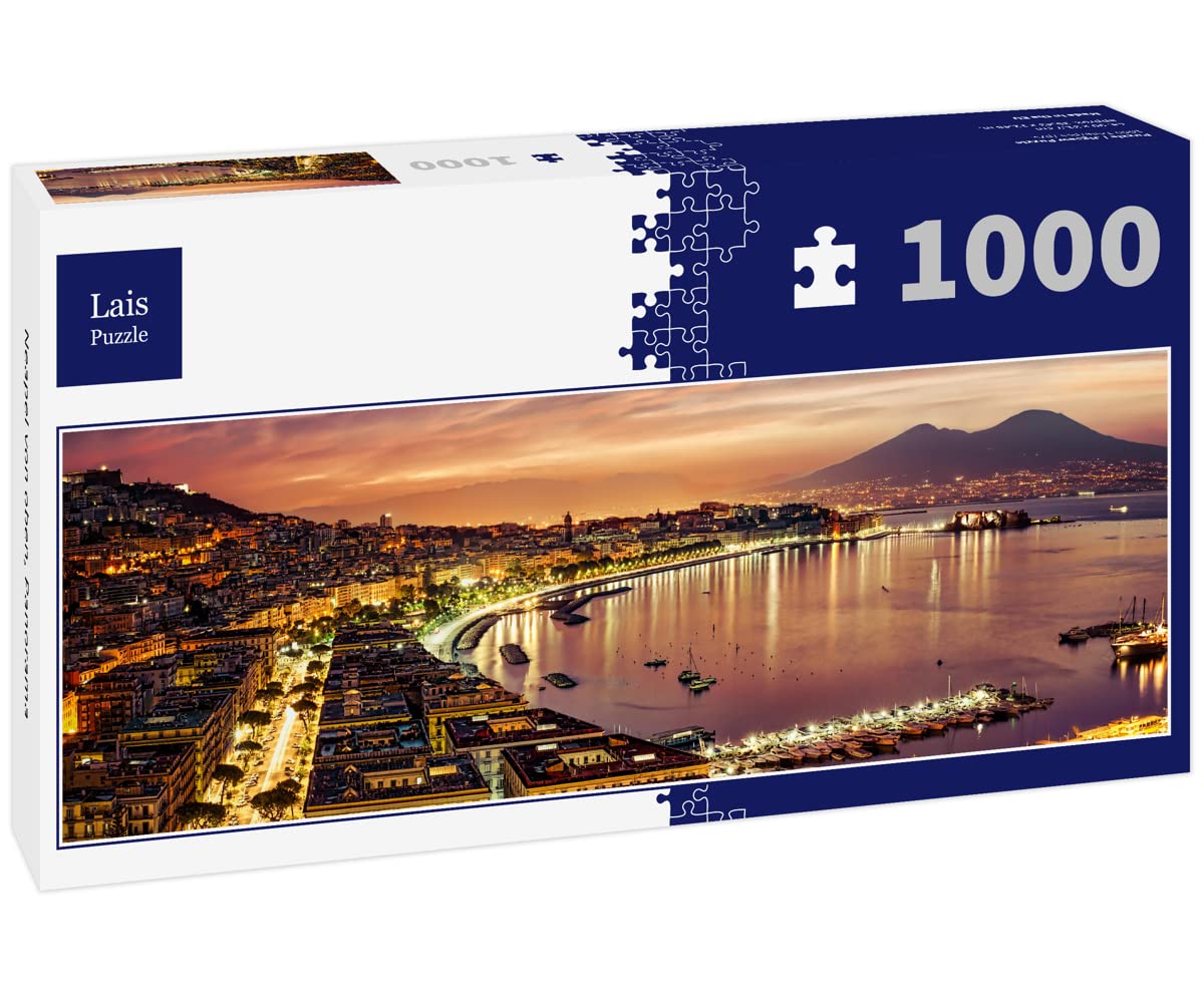 Lais Puzzle „Neapel Von Oben“ – 1000 Teile Mit Brillantem Druck & Hochwertiger Stanzung