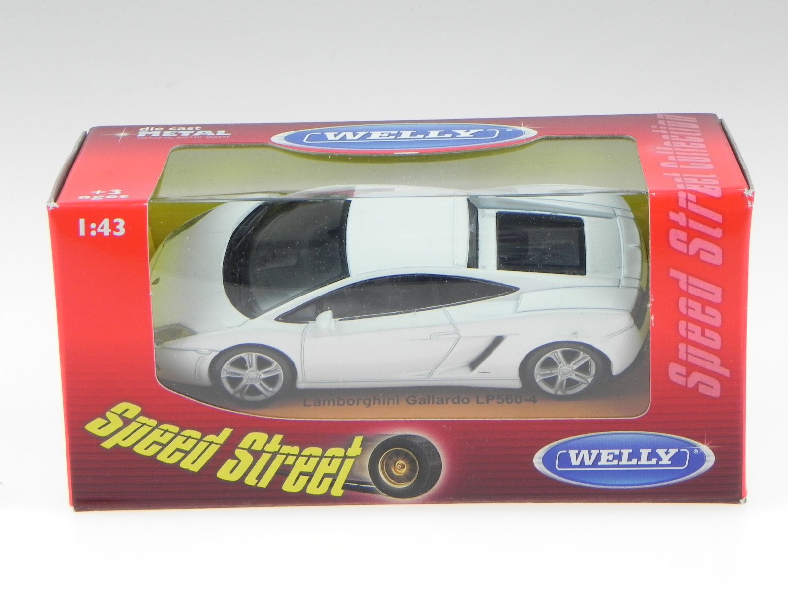Welly Lamborghini Gallardo LP560-4 Weiss Modellauto 1:43: Amazon