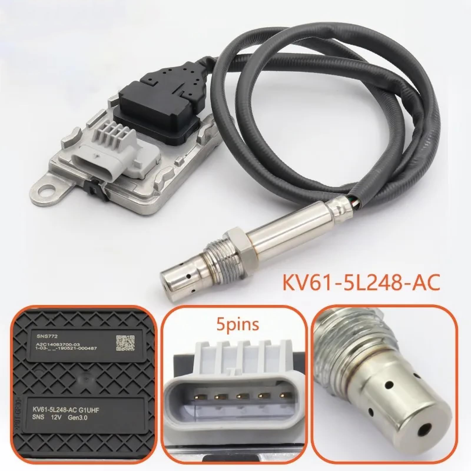 Sonde Nox KV61-5L248-AD AC AA 2461610 GB3G-5E145-AF AG Continental A2C14083700 FORD Ranger Transit Tourneo Connect TDCi ADBLue
