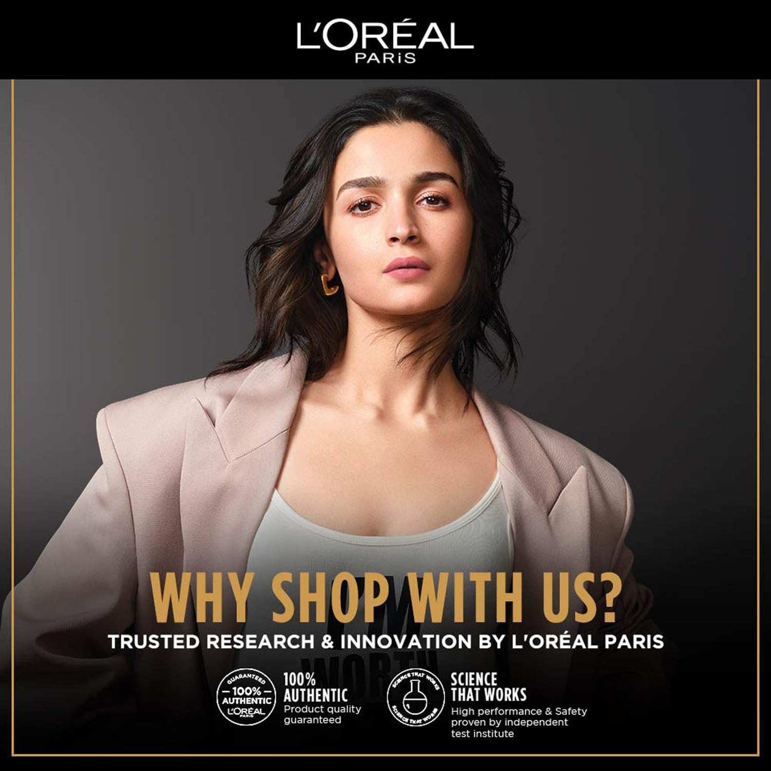 L’Oréal Paris Glycolic Gloss Shine Boosting Shampoo, powered by 3% Glycolic Acid, for dull hair, restores hair quality for gives 3x more gloss, 340ml - Image 10 thumbnail