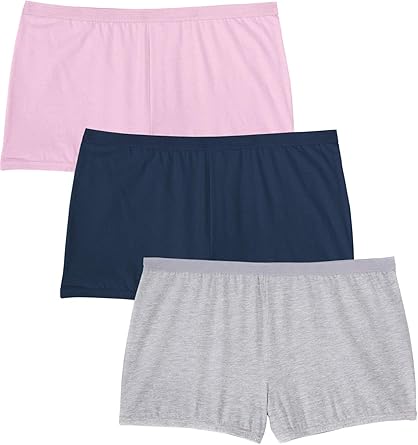 Women's plus size cotton boyshort underwear Clearance