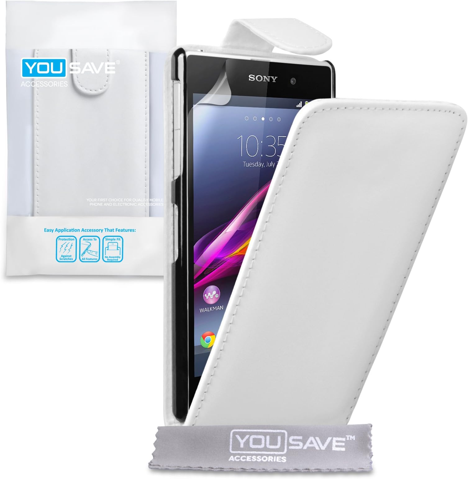 YouSave SE-HA01-Z663 5" Flip White mobile phone case