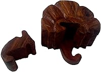 Vista 4 de Purpledip Caja mágica de madera rompecabezas 'Umbrella': caja de recuerdo misteriosa hecha a mano regalo (11965)