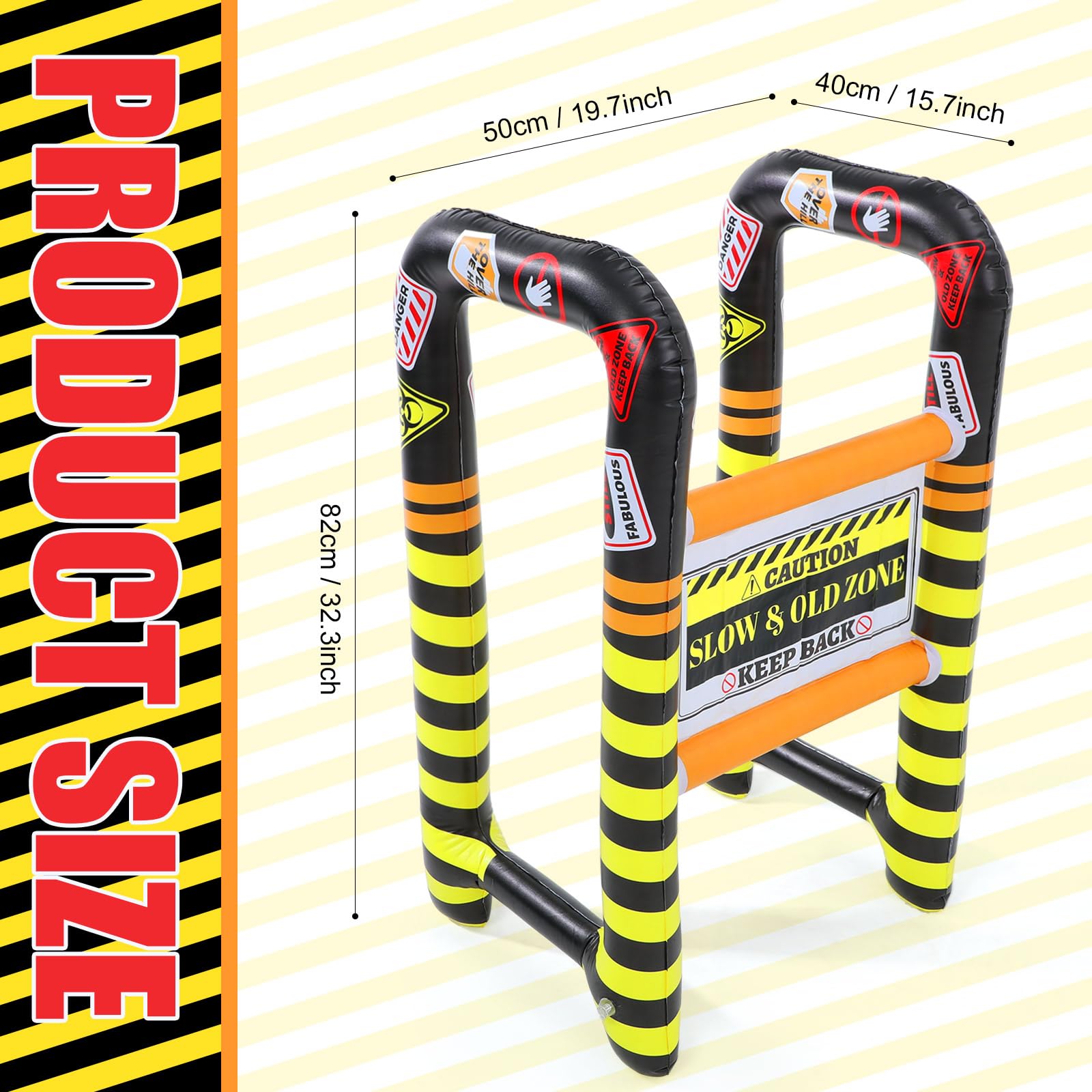 Snapklik.com : ShinyRelief Over The Hill Birthday Decorations Old Zone  Inflatable Walker Gag Gift Funny Party Supply For 40th, 50th, 60th Old  People Birthday Party 100th Day Of School Funny, image size:1600x1600