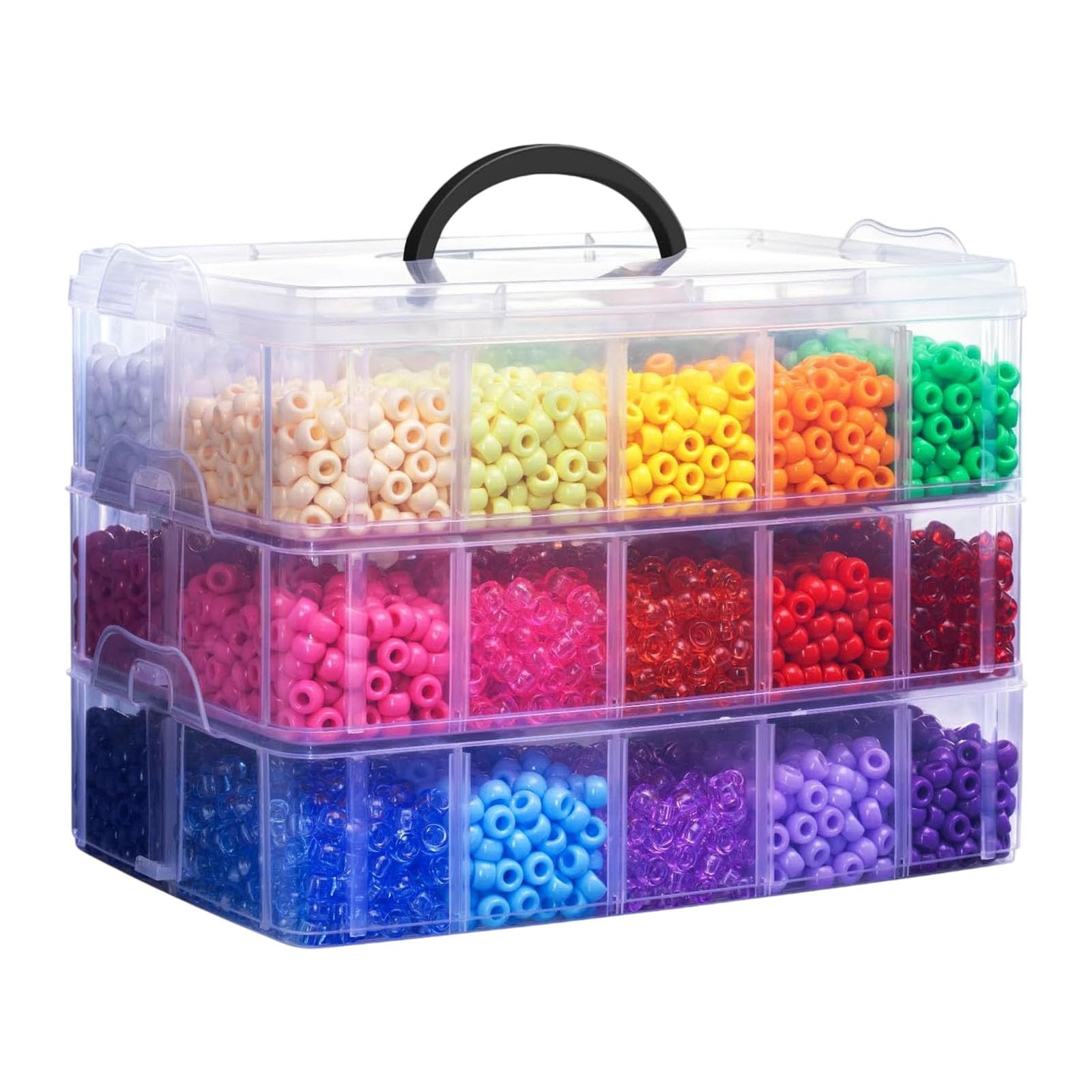 Perles d ' espacement de Couleurs Assorties avec Rangement