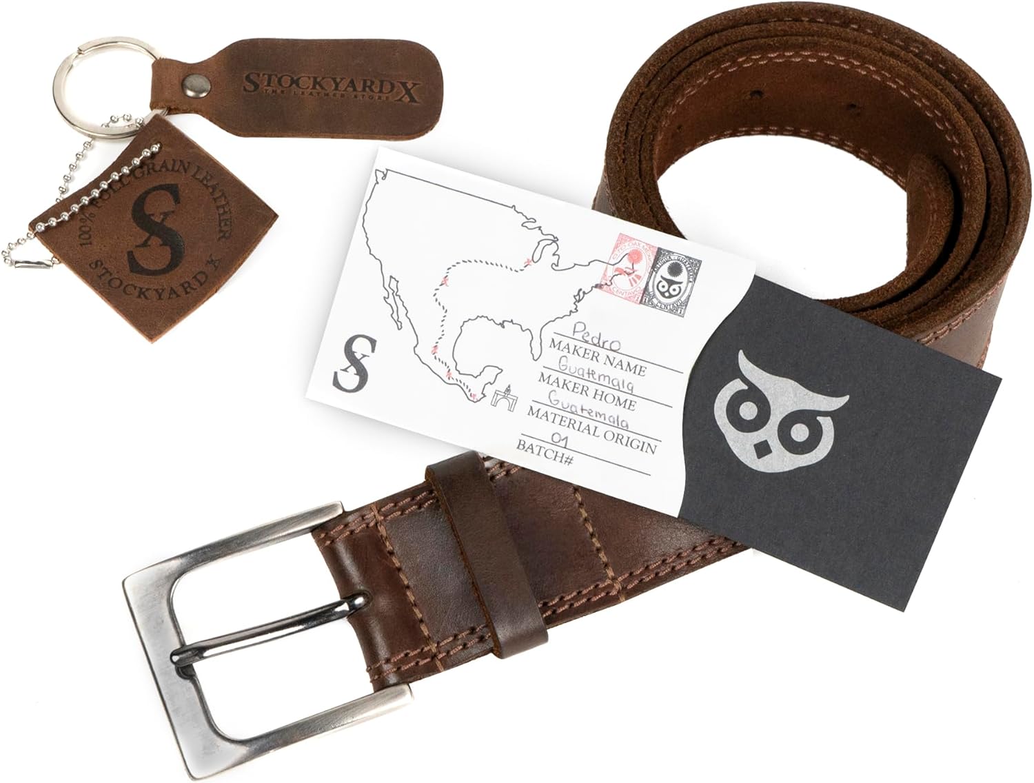 Hide & Drink Rugged Full Grain Leather Belt - Durable Men's Belt for Jeans, Western, Casual & Dress, Mens Belts for Men - Image 5