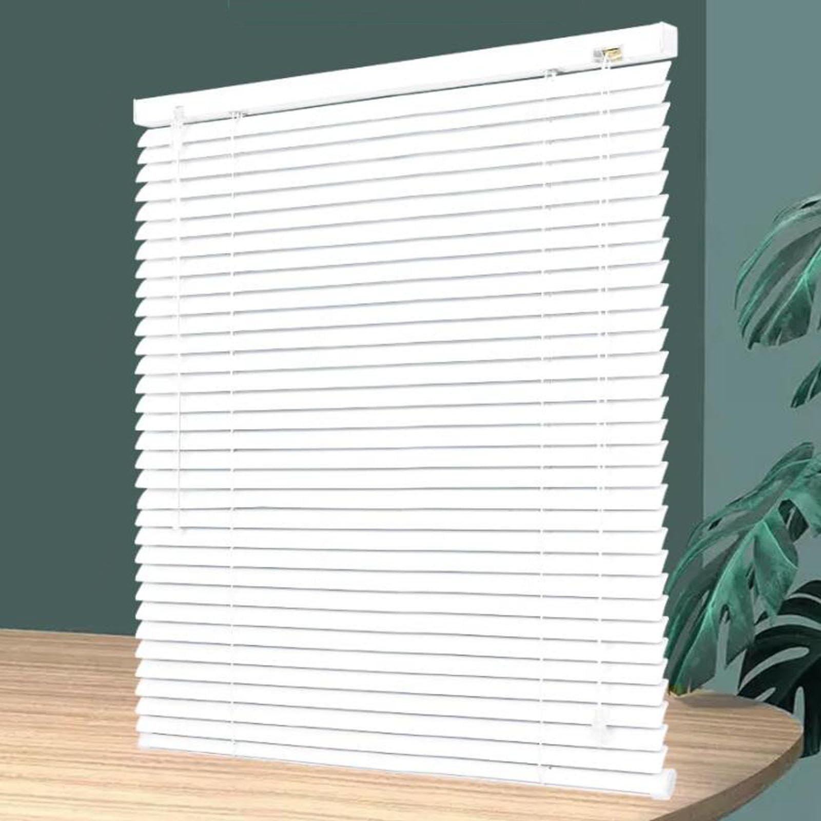 Store Vénitien Aluminium Blanc - 60x180 Cm, Lamelles 25mm Inclinables | Pour Fenêtres Et Portes