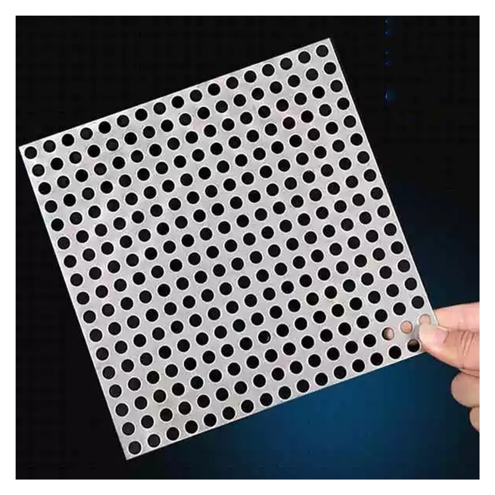 VXHCS 304 Lochblech Aus Rostfreiem Stahl, 0,8mm Dicke Pflanzenschutzzaun Dekorativer Pflanzenschutzzaun(0.27x1m)