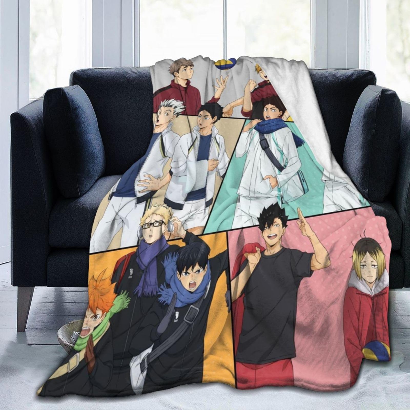ハイキュー　ブランケット　レア　新品未使用 Amazon｜ブランケット ハイキュー 毛布 大判 ひざ掛け 多機能