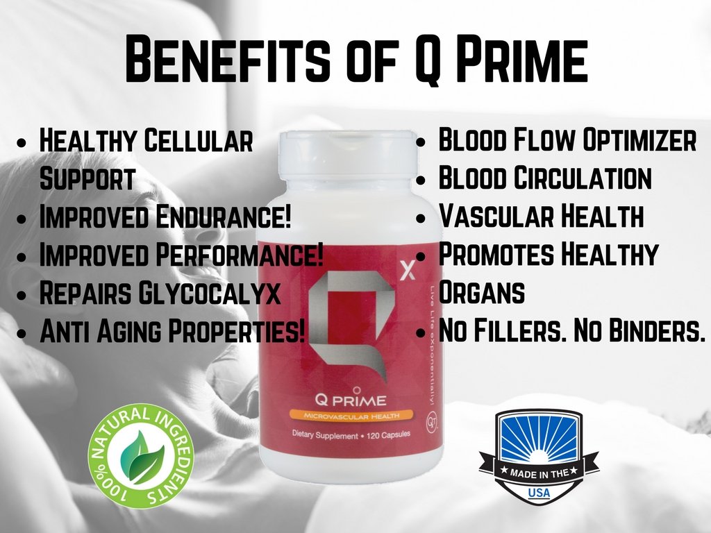 Q Prime Best Blood Flow Optimizer for Vascular Health and Blood