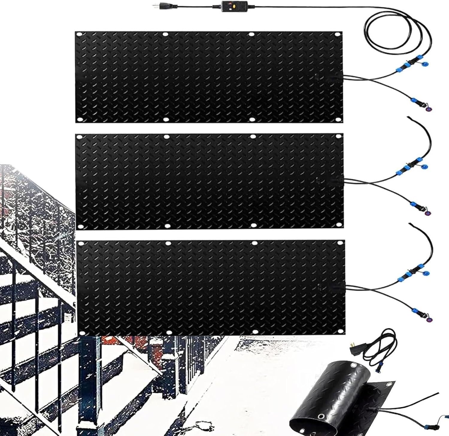 OutdoorReady Snow Melting Mat HeavyDuty Rubber Heated