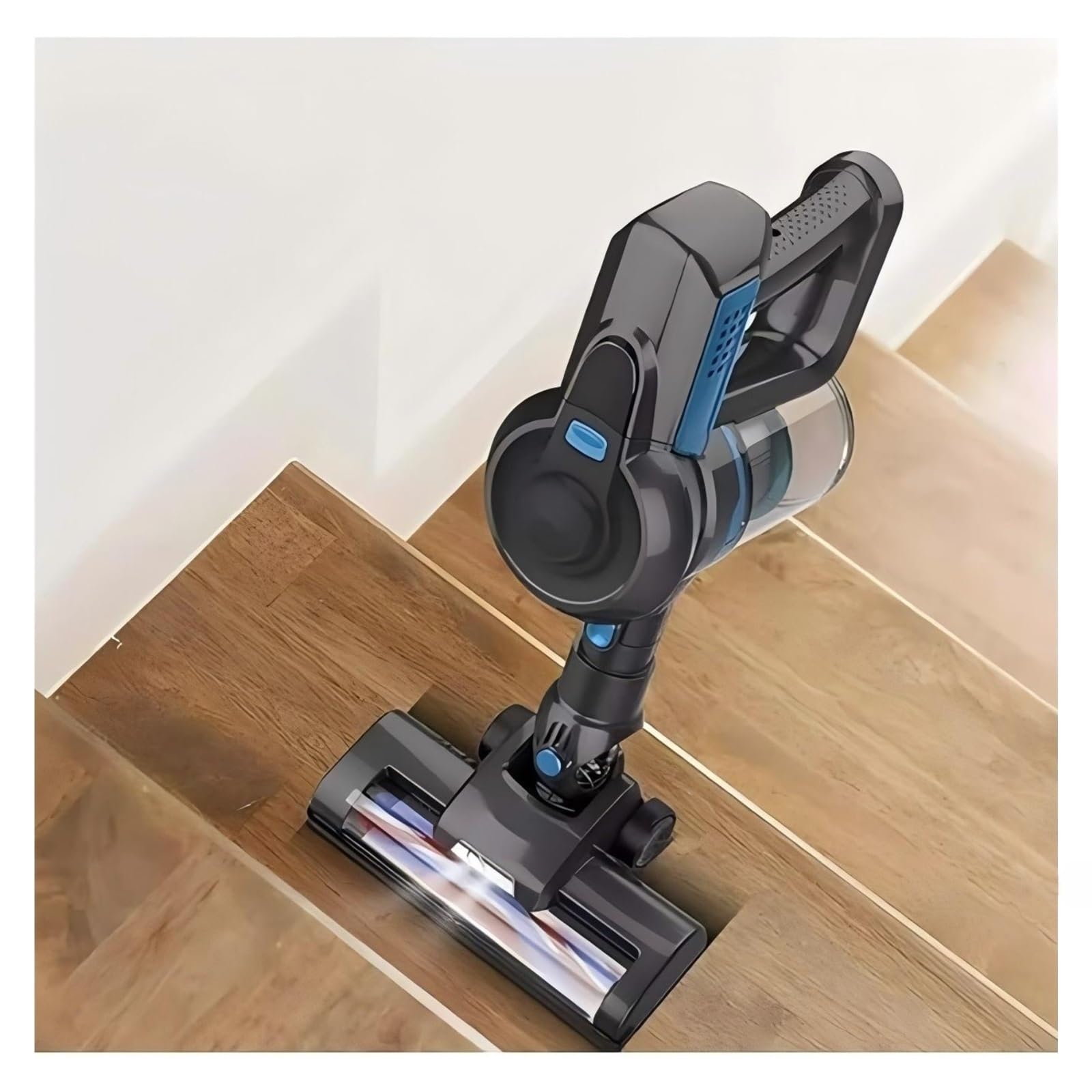 Aspirapolvere Senza Fili 60KPa/700W/70 Mins,Scopa Elettrica Senza Fili con 2 * 4,0Ah Batterie,LED Display,Spazzola Anti-Tangle,Aspirapolvere Senza Fili Potente Per Pavimenti/Tappeti/Peli Animali