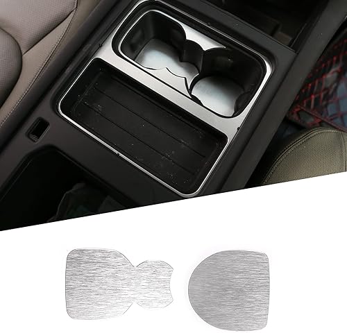 Miniatura 8 de CHEYA Cubierta de aleación de aluminio para consola central de automóvil para Land Rover Defender 110 2020 Accesorios de coche (estilo B)