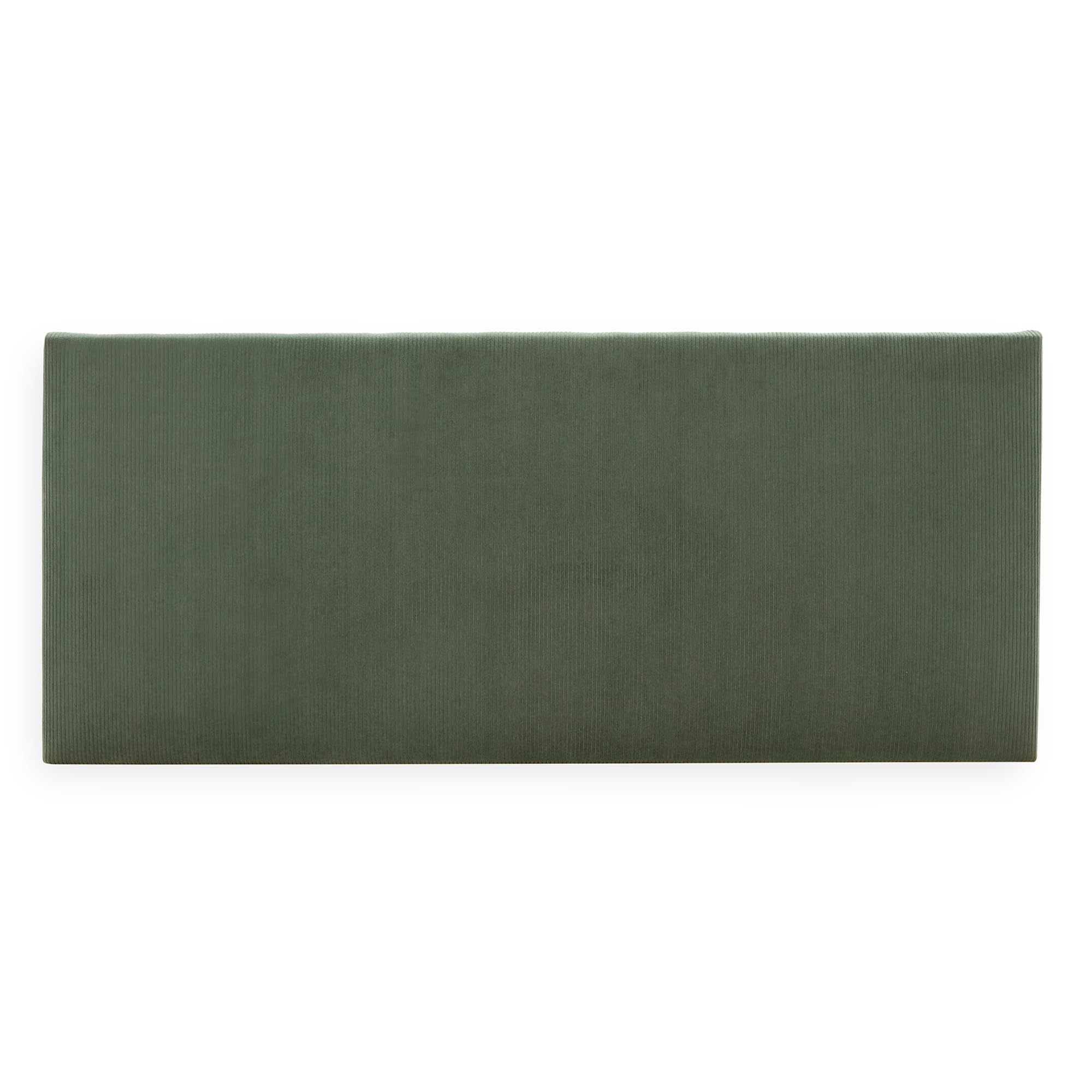HOMN LIVING Cabecero Bari tapizado en Tela Verde 150x60 cm, Incluye Herrajes y Tornillería