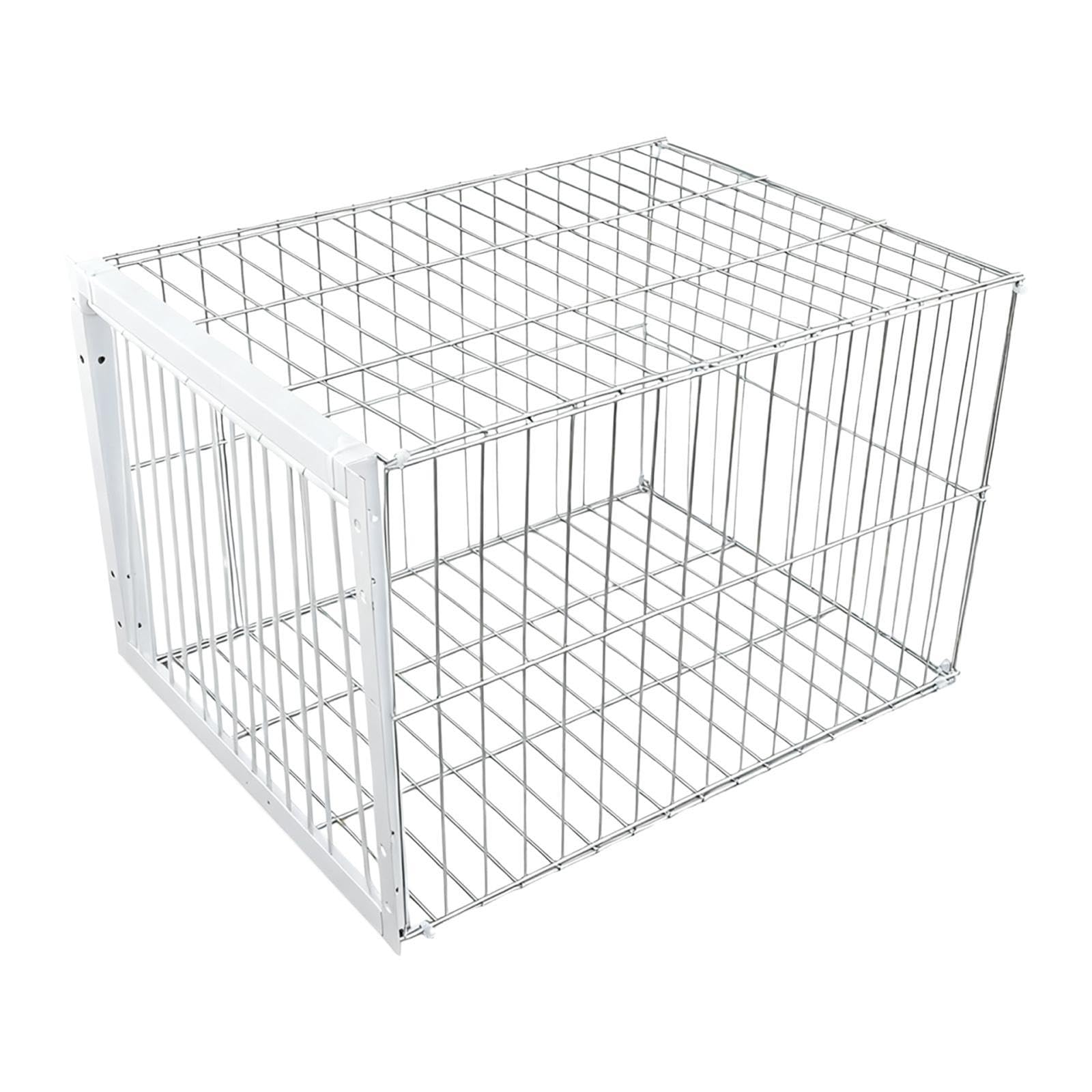 Fenteer Jaula para Pájaros Y Palomas, Jaula para Pollos, Colección Automática de Palomas de Metal, Jaula para Animales para Granjas de Balcones Andowns, Entrada de 1 vía