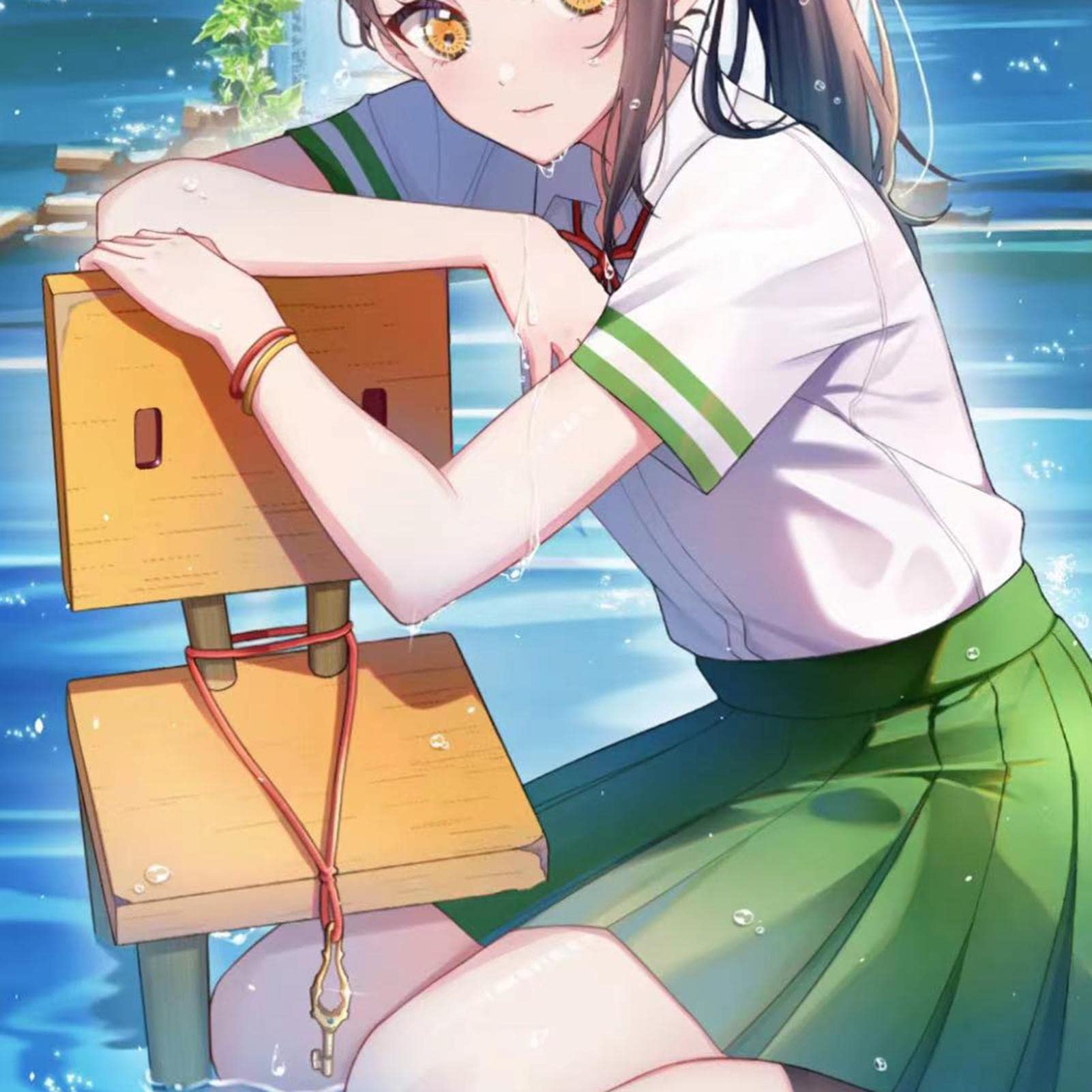 Suzume No Tojimari Stuhl, Anime Film Holzstuhl Cosplay Anhänger, Mini Niedlicher Holzstuhl Cosplay, Suzume No Tojimari Merch Anime Film Stuhl Figur Spielzeug Für Fans Sammlung Geschenk