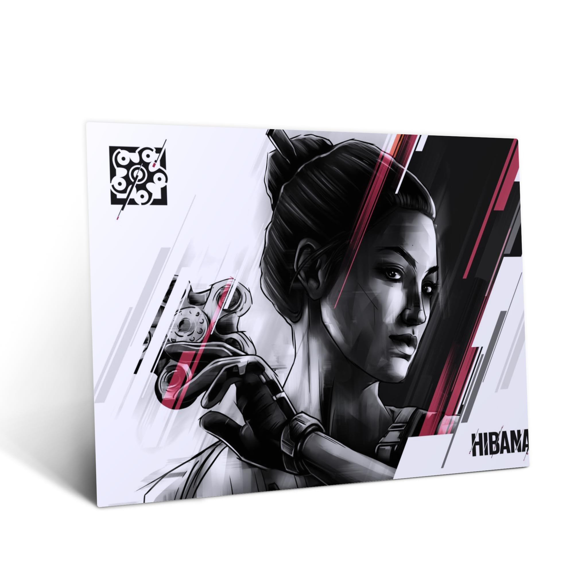 Displate Metal Poster Six Siege Hibana Wandbild 32 x 45 cm | Magnetische Befestigung Wandposter. Wanddeko, Metall Wandkunst, Wanddekoration im Wohnzimmer in Schlafzimmern & Büros.