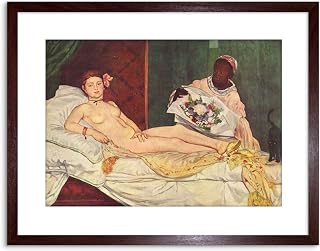 PAINTING MANET OLYMPIA ONE OLD MASTER FRAMED PICTURE ART PRINT F97X8905