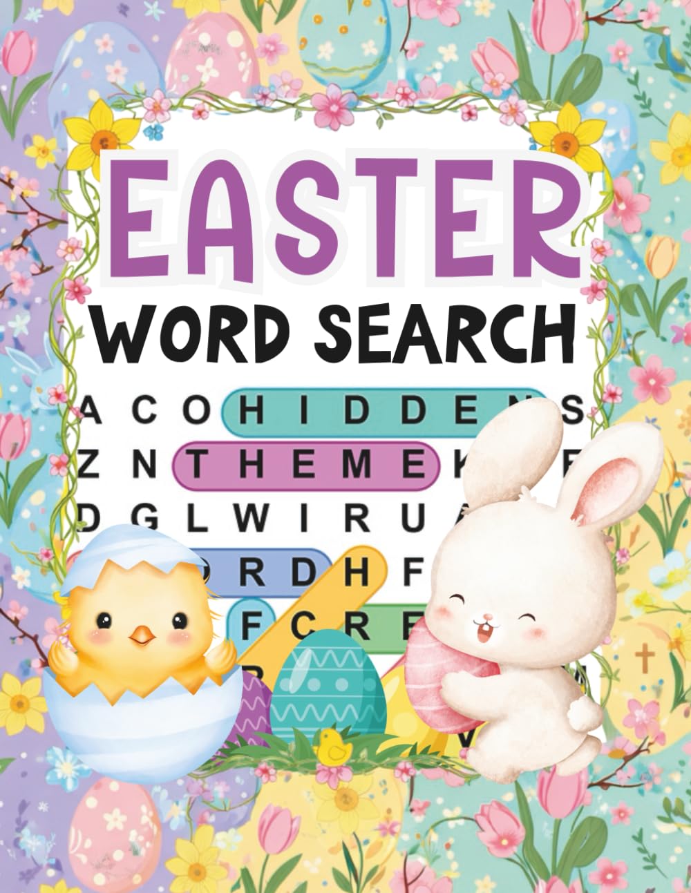 Easter Word Search Puzzle Book: Large Print Word Find Games for Relaxation and Fun