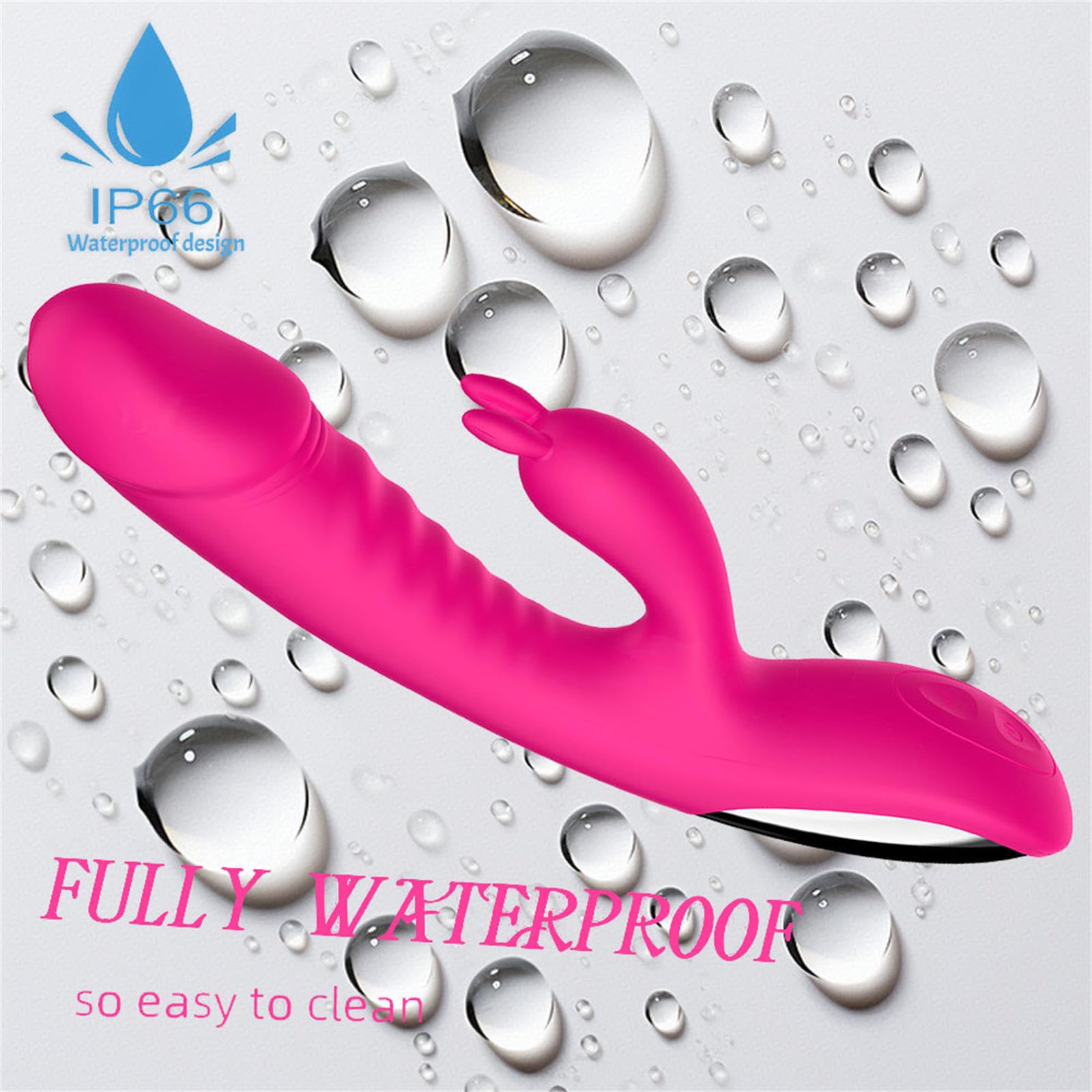 Vibratore G Spot Erotica Dildo Stimolatore Clitorideo Vibratore Massaggio punto G Dildo Vibratori Clitoride Stimolazione Del Punto G,Pink