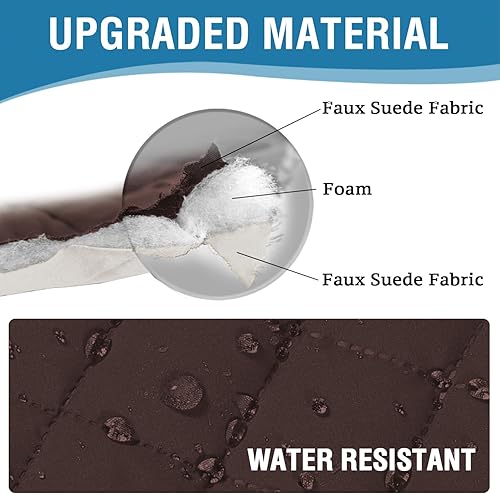 Miniatura 3 de H.VERSAILTEX Protector de silla de juegos resistente al agua  Funda universal de respaldo alto con hebillas antideslizantes, se adapta a sillas