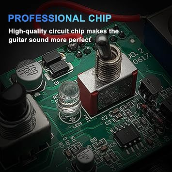 SAPHUE Ultimate Drive Guitar Effects Pedal Gain/Level/Tone Knob High Low Frequency Effect Pedals with Steel Metal Shell Mini Single Type Dc 9V with True Bypass Switch for Multi Electric Guitar Kit