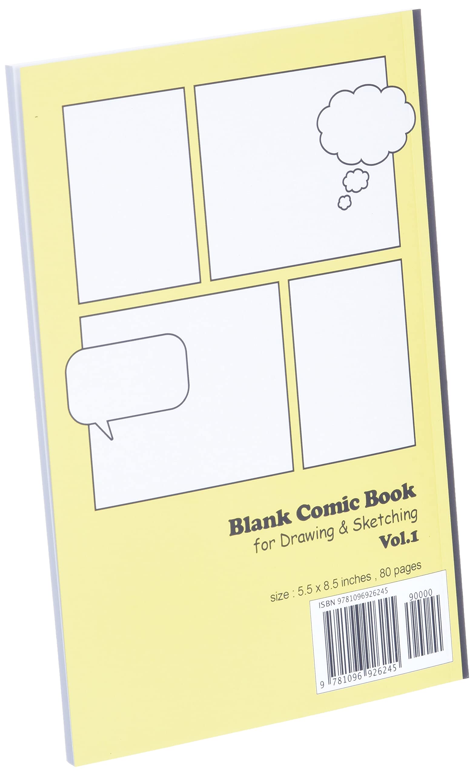Blank Comic Book for drawing and sketching: Notebook for kids or everyone who want to create your own comics, Bedtime story , cartoons or storyboard ... Small notebook 5.5" x 8.5" size / 78 pages. - Image 4