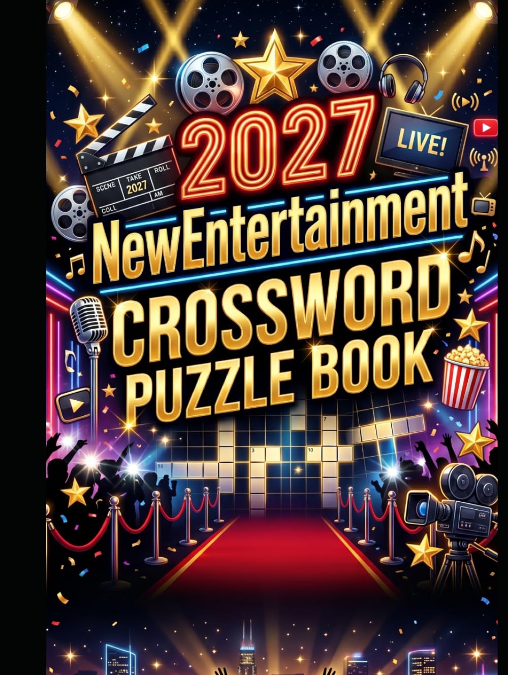 2027 NewEntertainment Crossword Puzzle Book