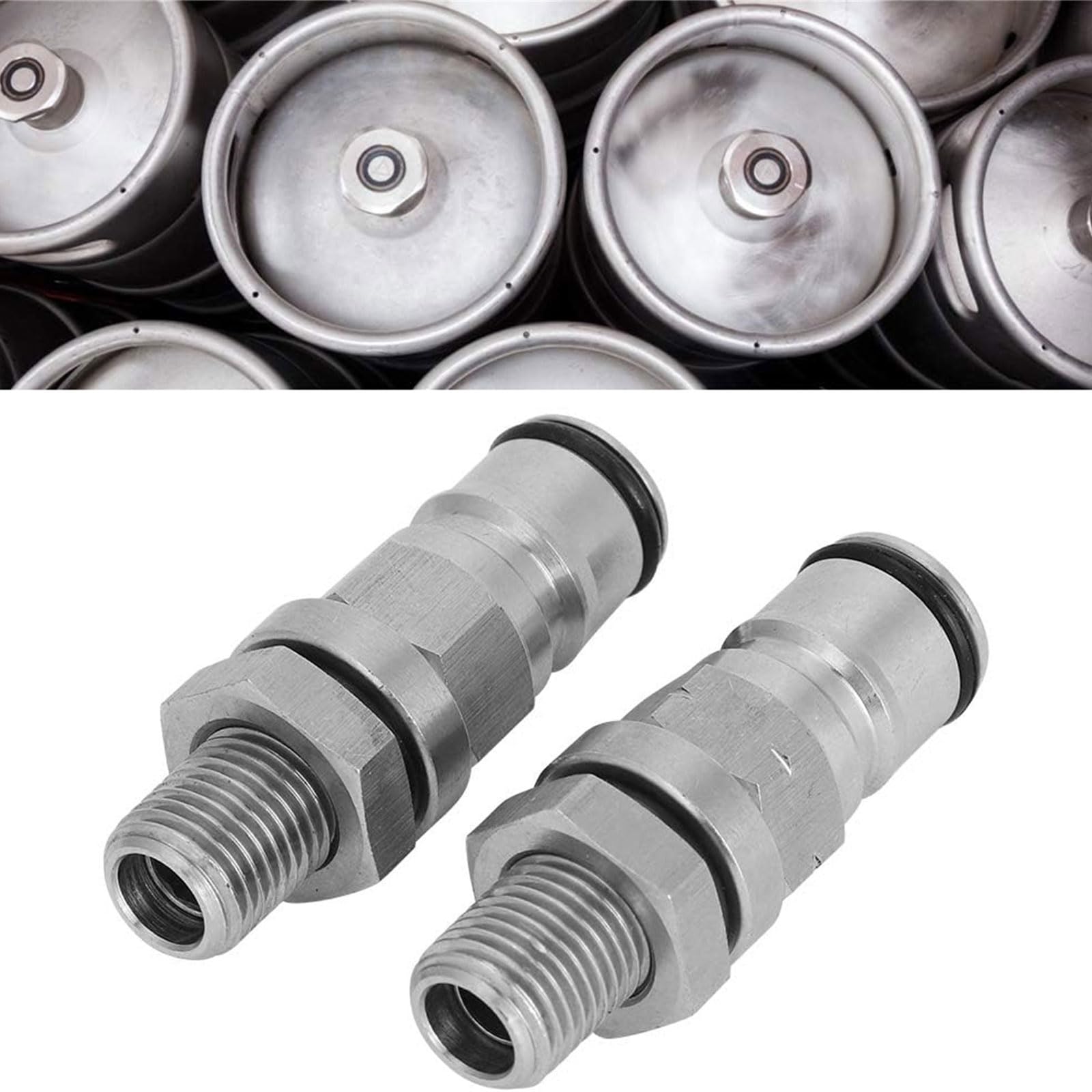 2 Pack Lock Adapter Valves Easy To Use Liquid Valves Suitable For Home Brew Beer Equipment
