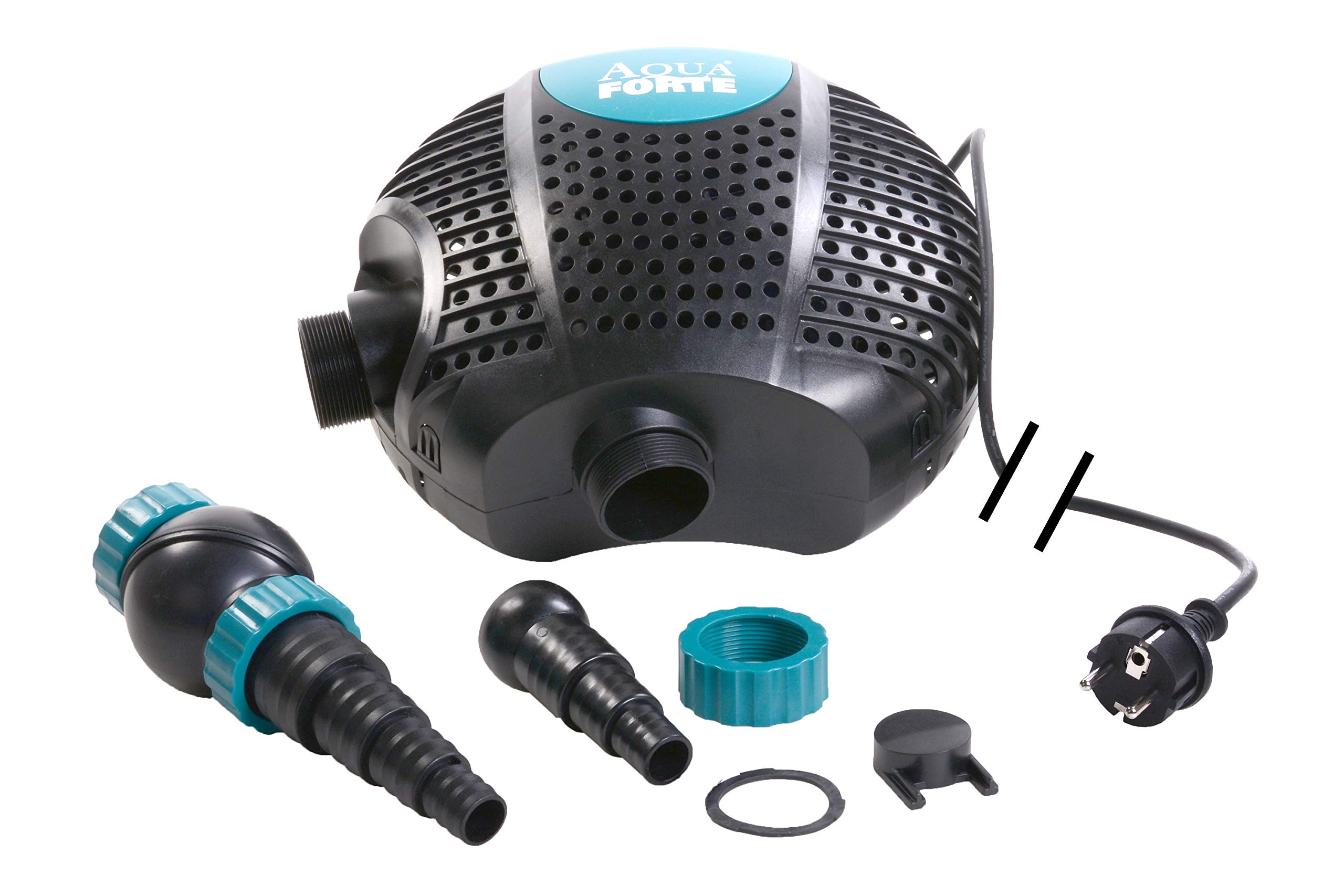 Aquaforte O-20000 Plus, 200 Watts, Débit max. 19 m3Heure, Hauteur de Refoulement max. 7 mètres, Longueur Du Câble 10 mètres, pour Cours D'eau, Chutes D'eau, Fontaines, Filtres, etc. - 3