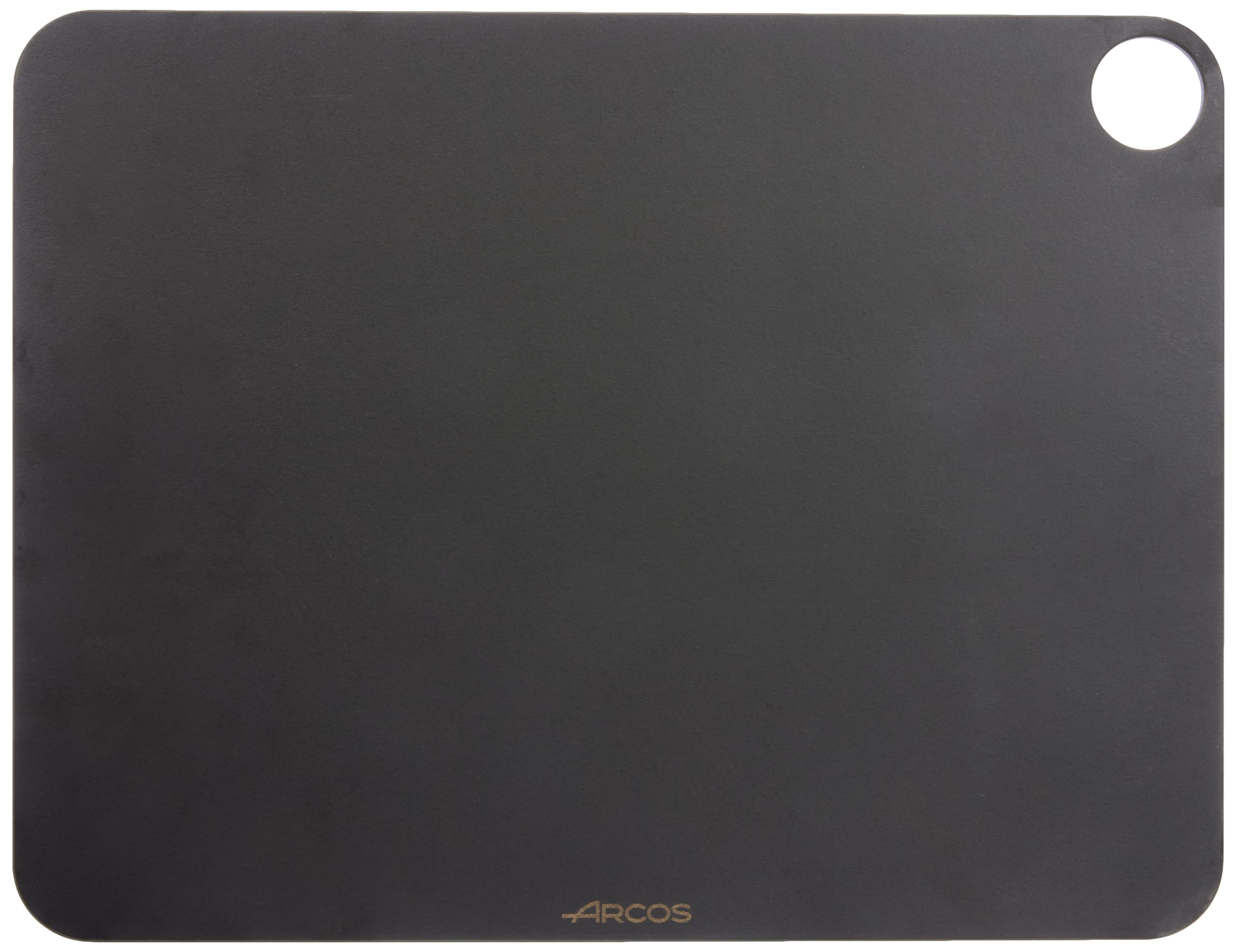 ARCOS Schneidebrett aus Harz und Zellulosefaser 17 cm - Ideal zum Schneiden - Schwarz, Serie Tablas