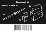 Wera 05004357001 2go 2 XL Boîte à outils - 3