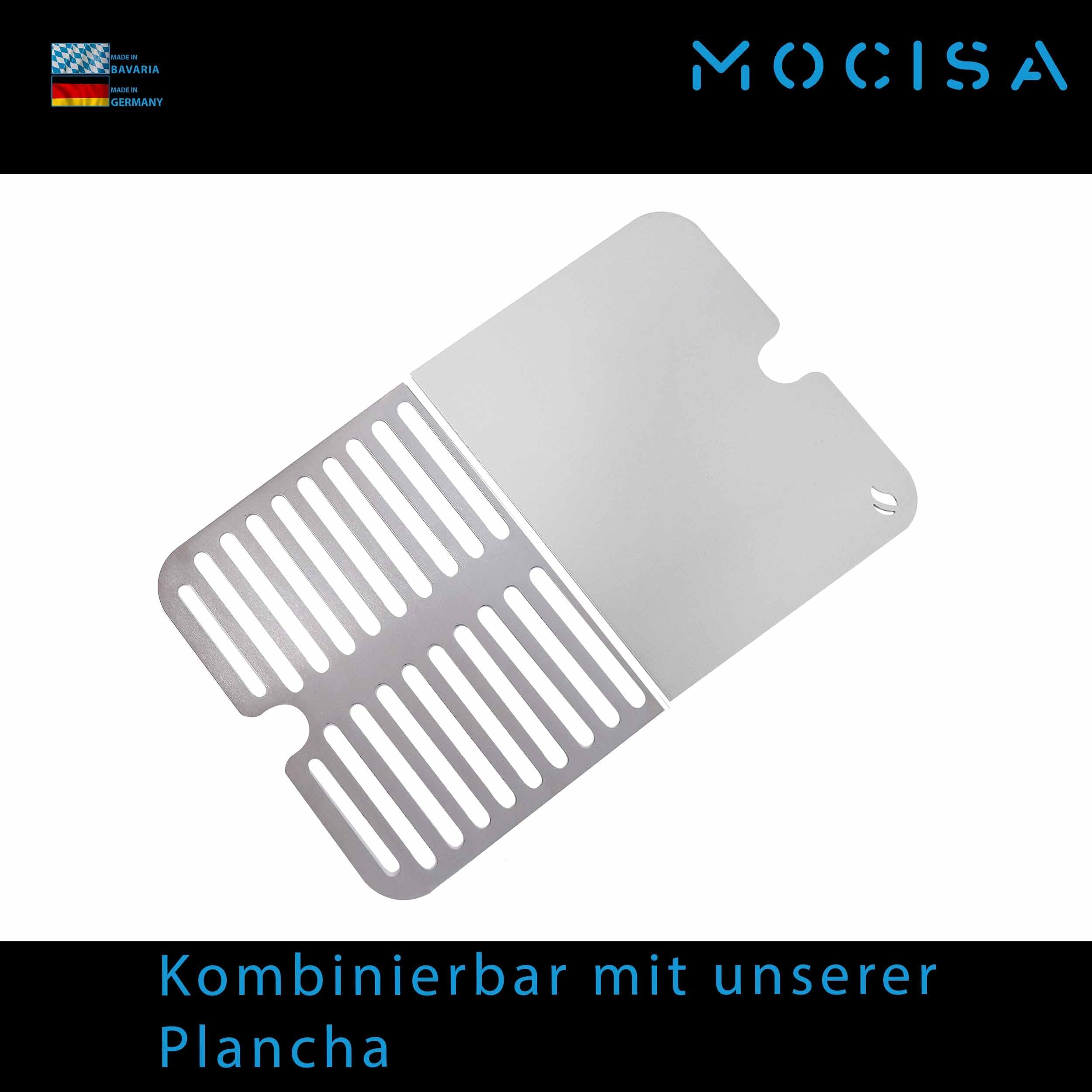 Edelstahl Grillroste für Weber Go-Anywhere | spülmaschinenfest | Set aus 2 Hälften