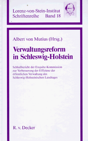 Verwaltungsreform in Schleswig- Holstein