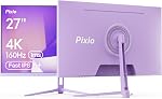 Pixio PX275 Wave Pink 27 inch 100Hz Refresh Rate QHD 1440p Resolution IPS Panel 1ms MPRT Response Time Gaming Monitor with Adaptive Sync