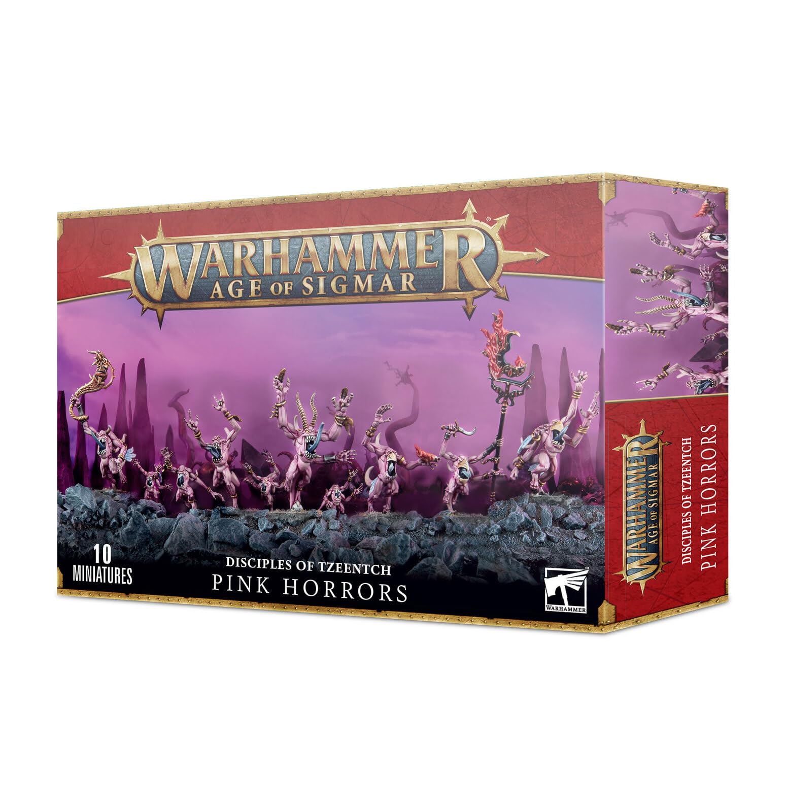 Games Workshop - Warhammer Age of Sigmar/Warhammer 40K - Disciples of Tzeentch/Chaos Daemons - Pink Horrors