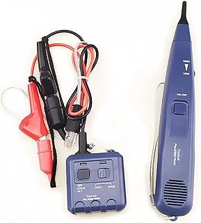 Yankok [Tone Generator and Probe Kit] with 3.5mm Jack for Network Projectors Ethernet Cables Tracing Filters Out Unwanted Noise (Come with Basic 3.5mm Headphones)