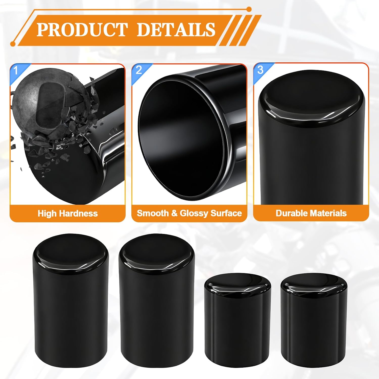 4-Point Docking Covers Kit for Harley Touring 2009-2026