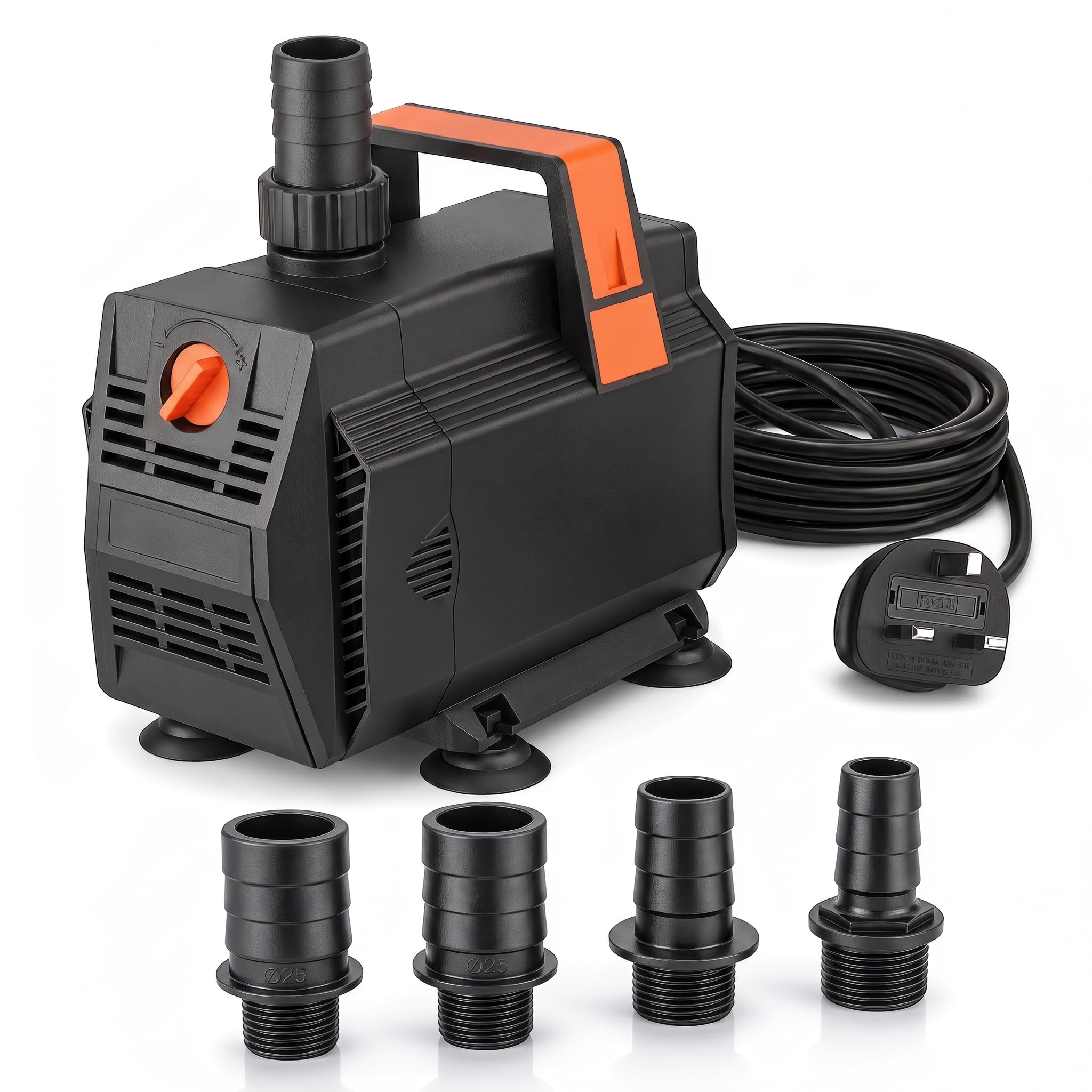 Submersible Water Pump, Water Fountain Pump, Pond Pump, Water Fountain Pump (Black-45W)