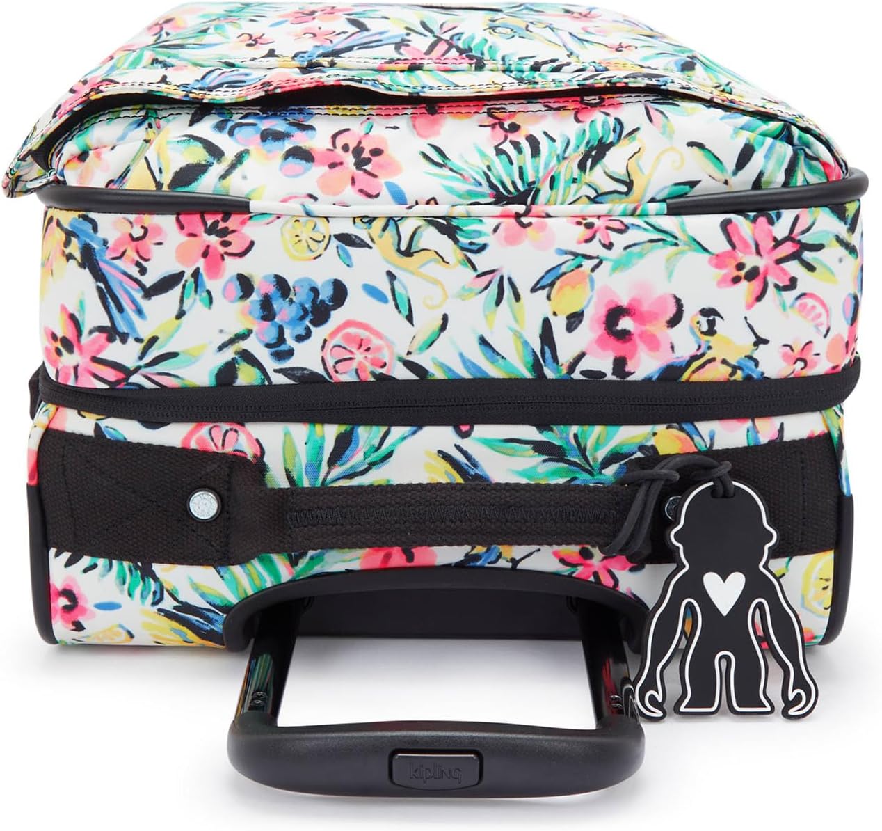 Kipling Women's Spontaneous Small Prt Softside Spinner Wheel Luggage, Integrated TSA Accepted Lock