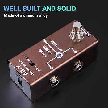 Amazon.com: Kmise ABY Pedal,Box Line Selector AB Switch