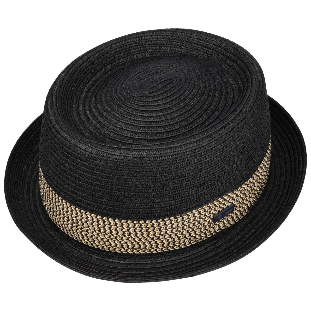 CAPPELLISHOP Valeno Cappello Pork Pie Paglia Toyo Prodotto in Italia Uomo Primavera Estate