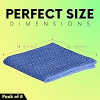 Vista 2 de PAÑOS 100 % algodón, juego 10 unidades, los colores pueden variar