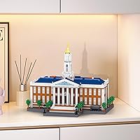 Vista 5 de Bloques de construcción micro, mundialmente famosa escuela de negocios bloque de construcción conjunto 3047 PCS arquitectura modelo de construcción