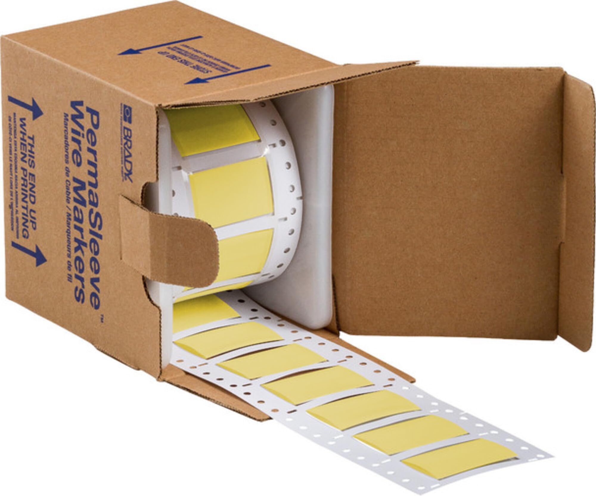 Brady Low Smoke Zero Halogen Double Sided PermaSleeve Heat Shrink Tubing, 0.75